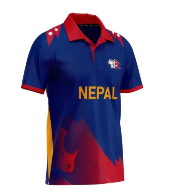 Nepal Cricket Team Official Jersey – 2024 Edition